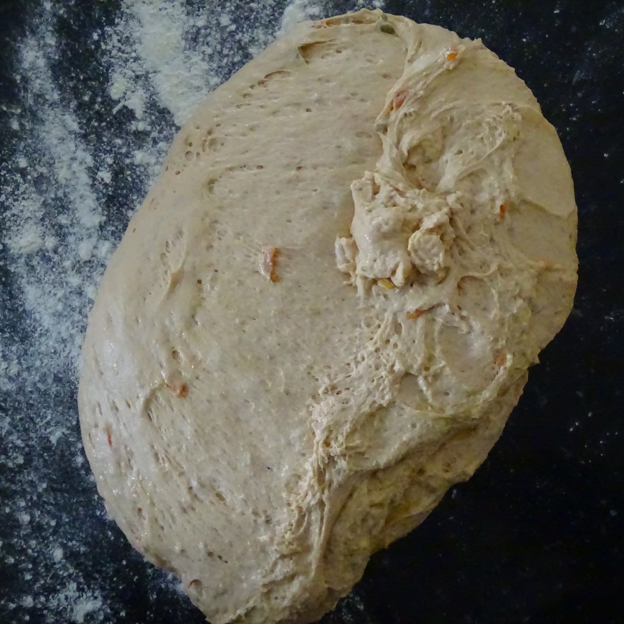 Roasted Tomato, Olive & Fennel Seed Dough