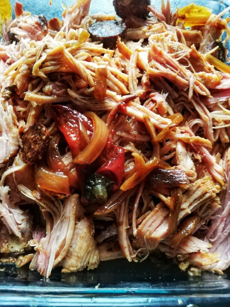 Pulled bacon for the chilli