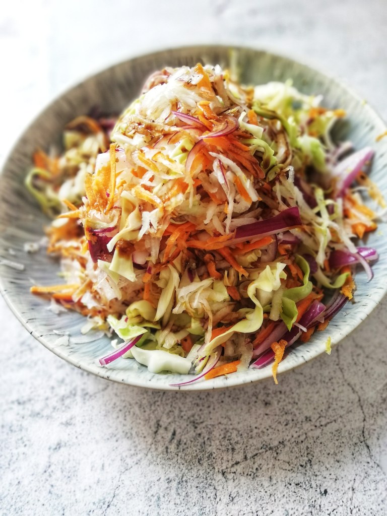 Image, Plate of kolhrabi slaw