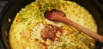 Stirring the Mung bean Dahl